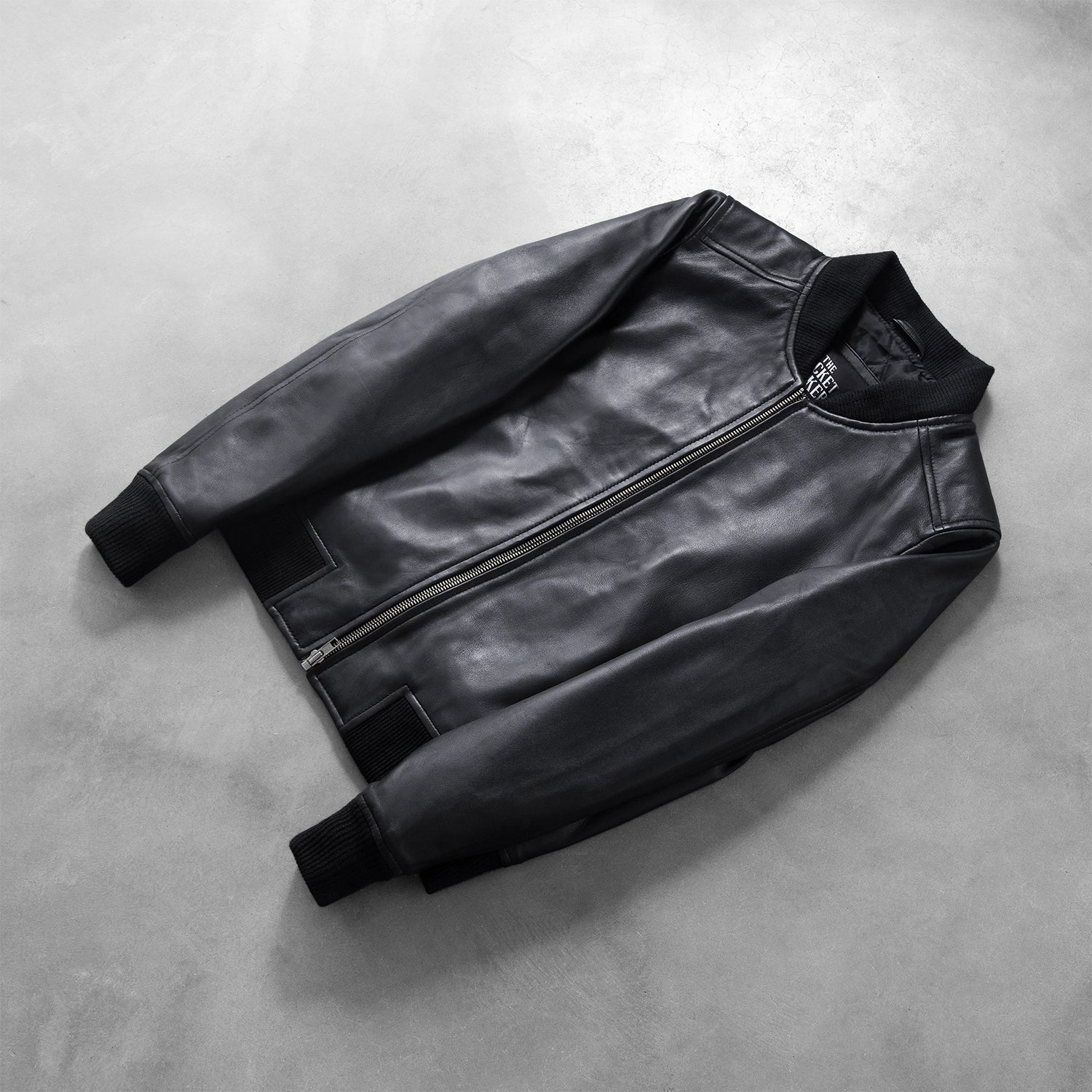 Bliss Leather Bomber Jacket