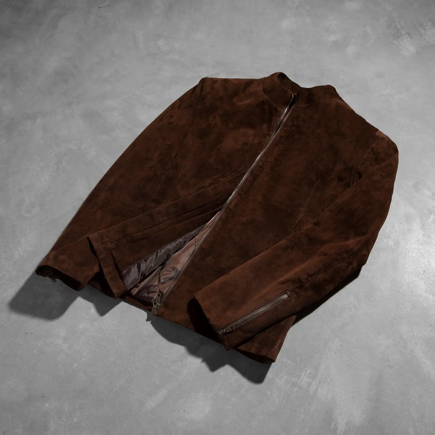 Suede Biker Jacket