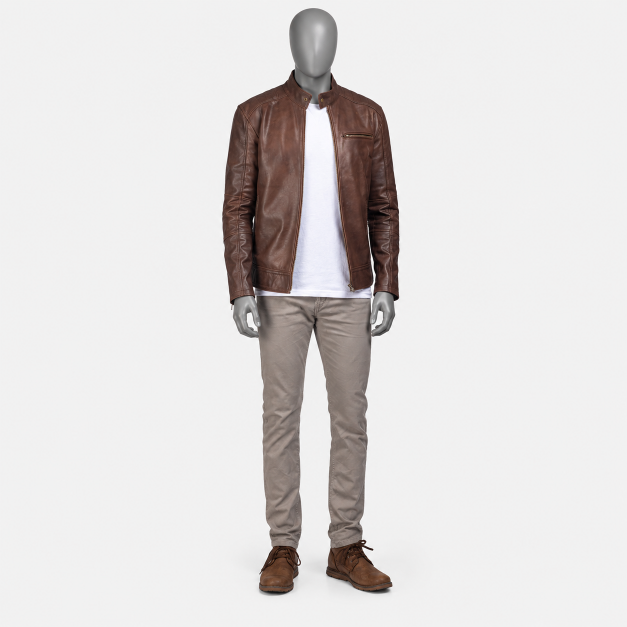 Dean Leather Biker Jacket