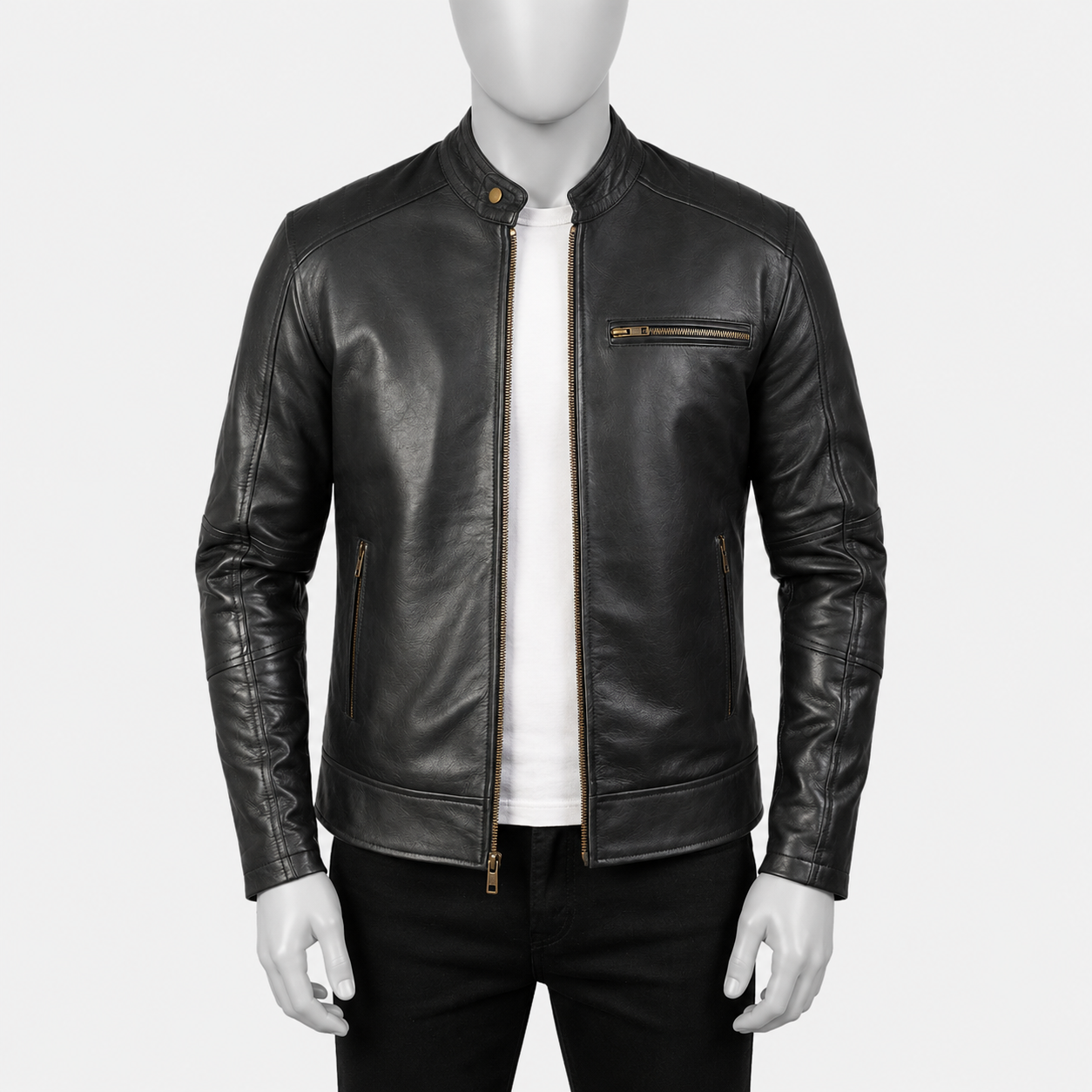 Dean Leather Biker Jacket