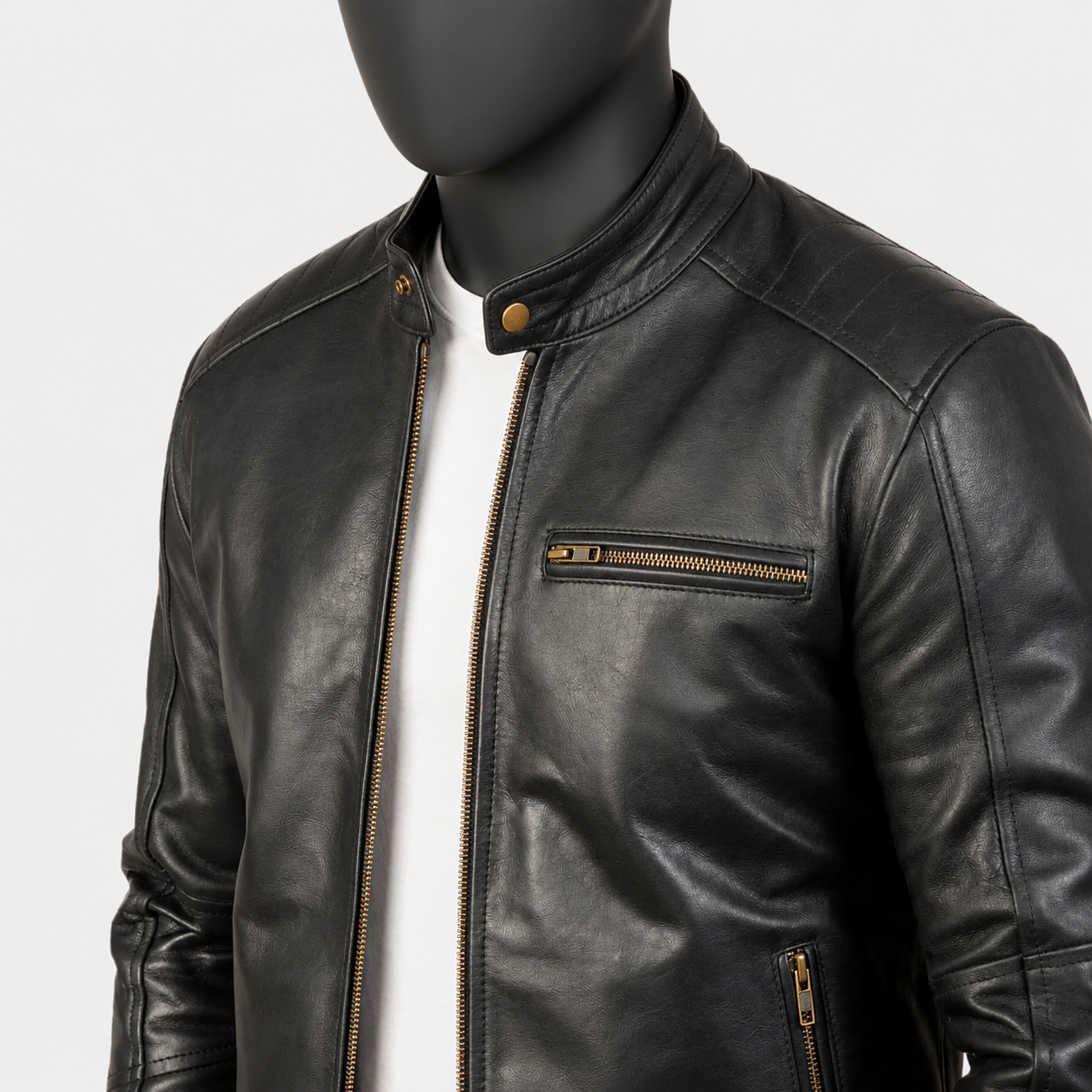 Dean Leather Biker Jacket