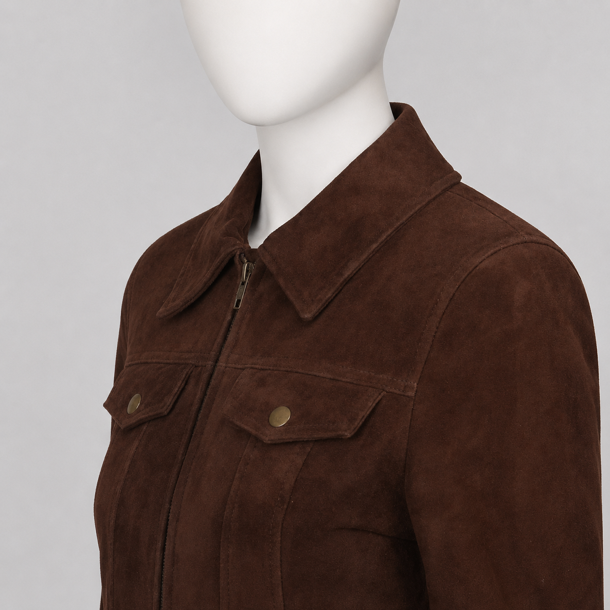 Suzy Suede Trucker Jacket