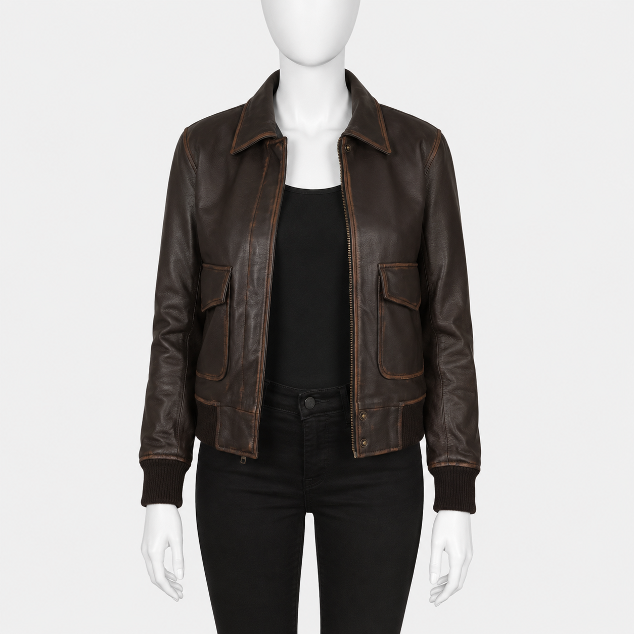 Westa A-2 Leather Bomber Jacket