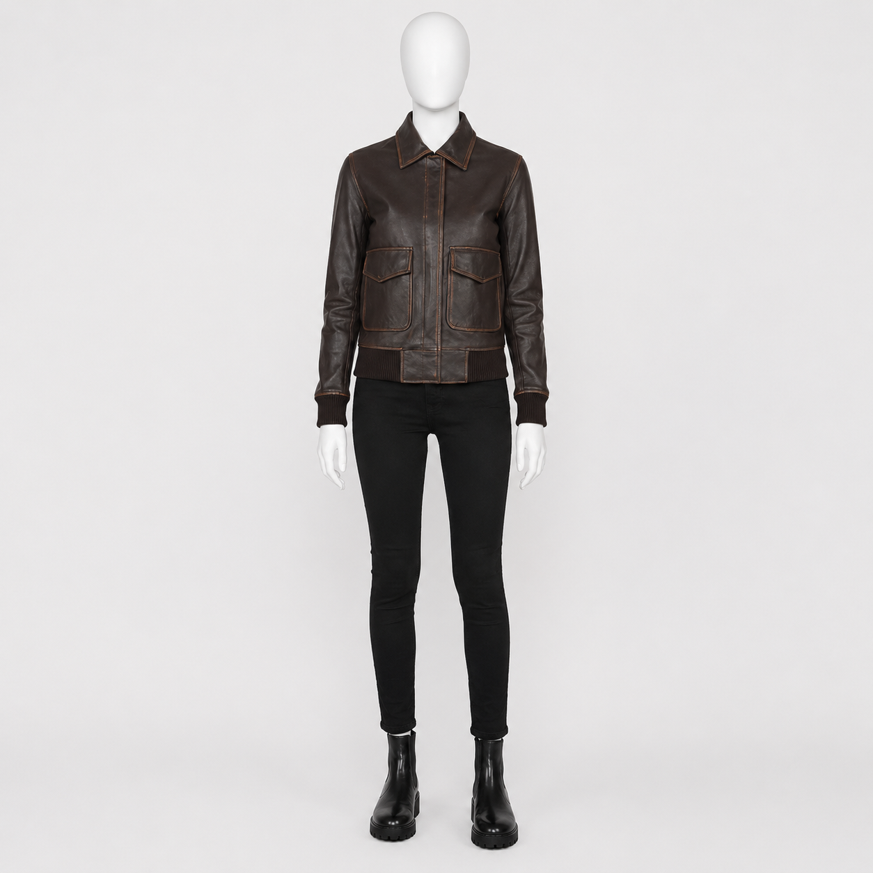 Westa A-2 Leather Bomber Jacket