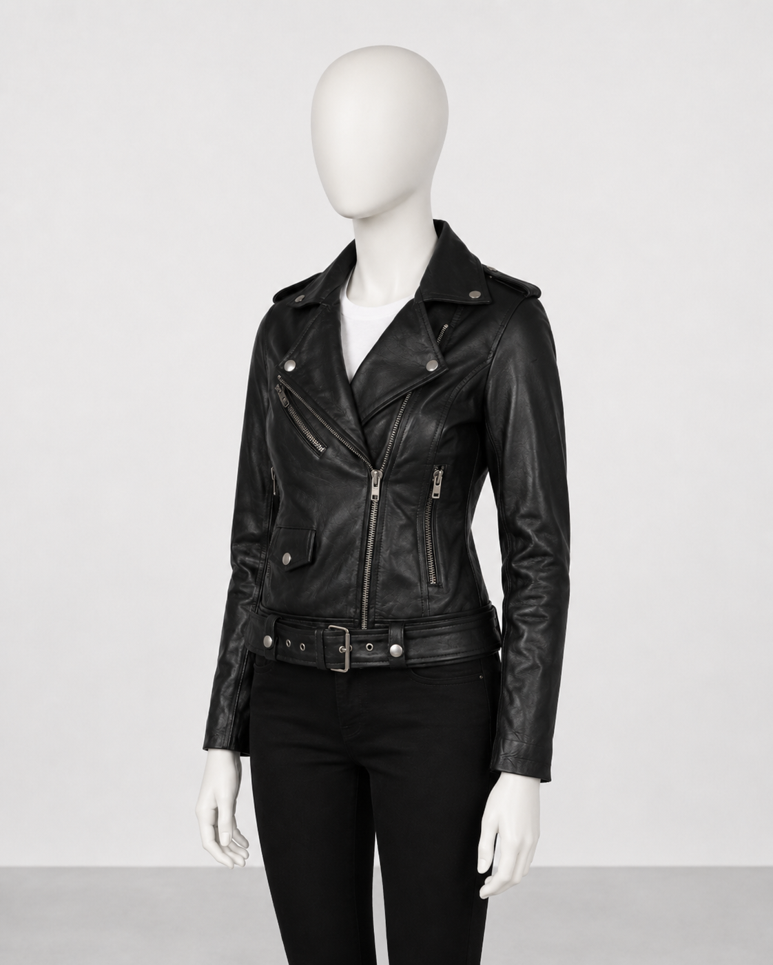 Alison Leather Biker Jacket