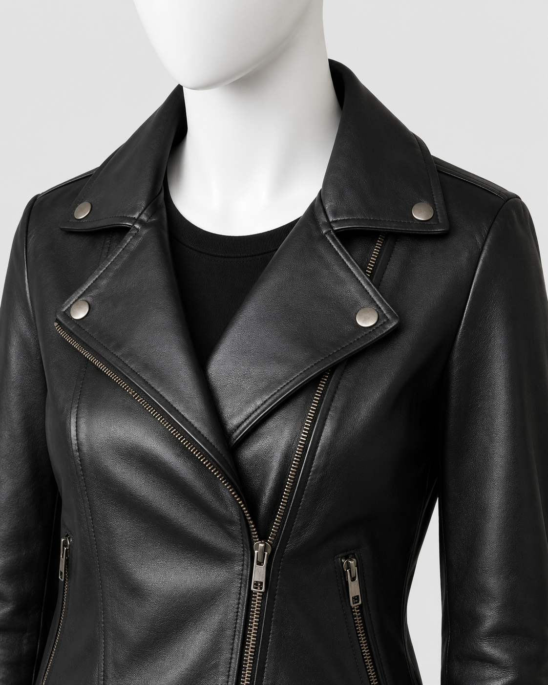 Flashback Leather Biker Jacket