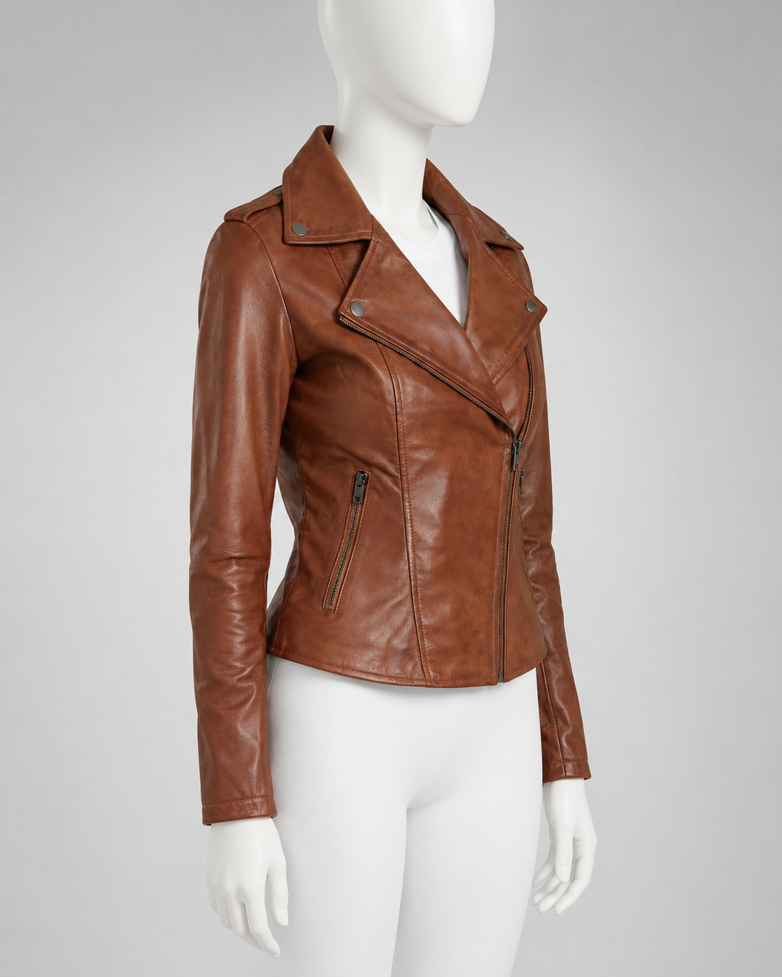 Flashback Leather Biker Jacket