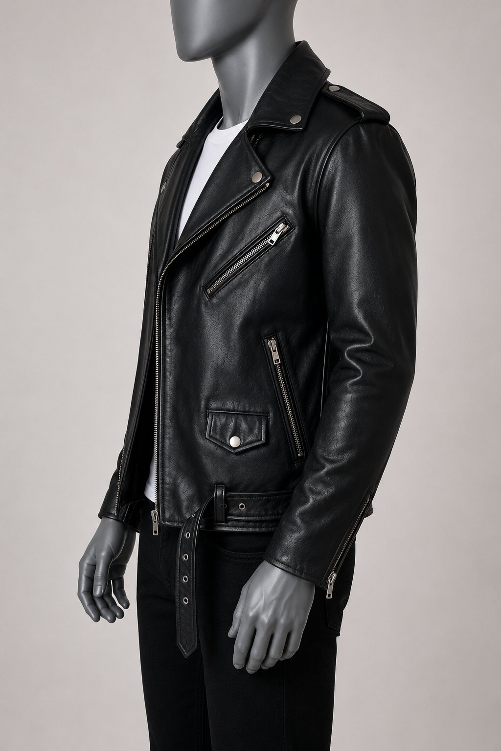 Kole Leather Double Rider Jacket