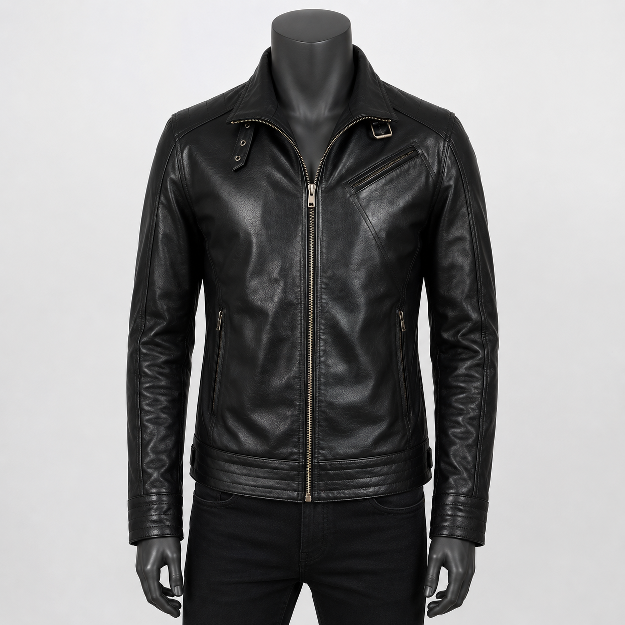 Legacy Leather Biker Jacket