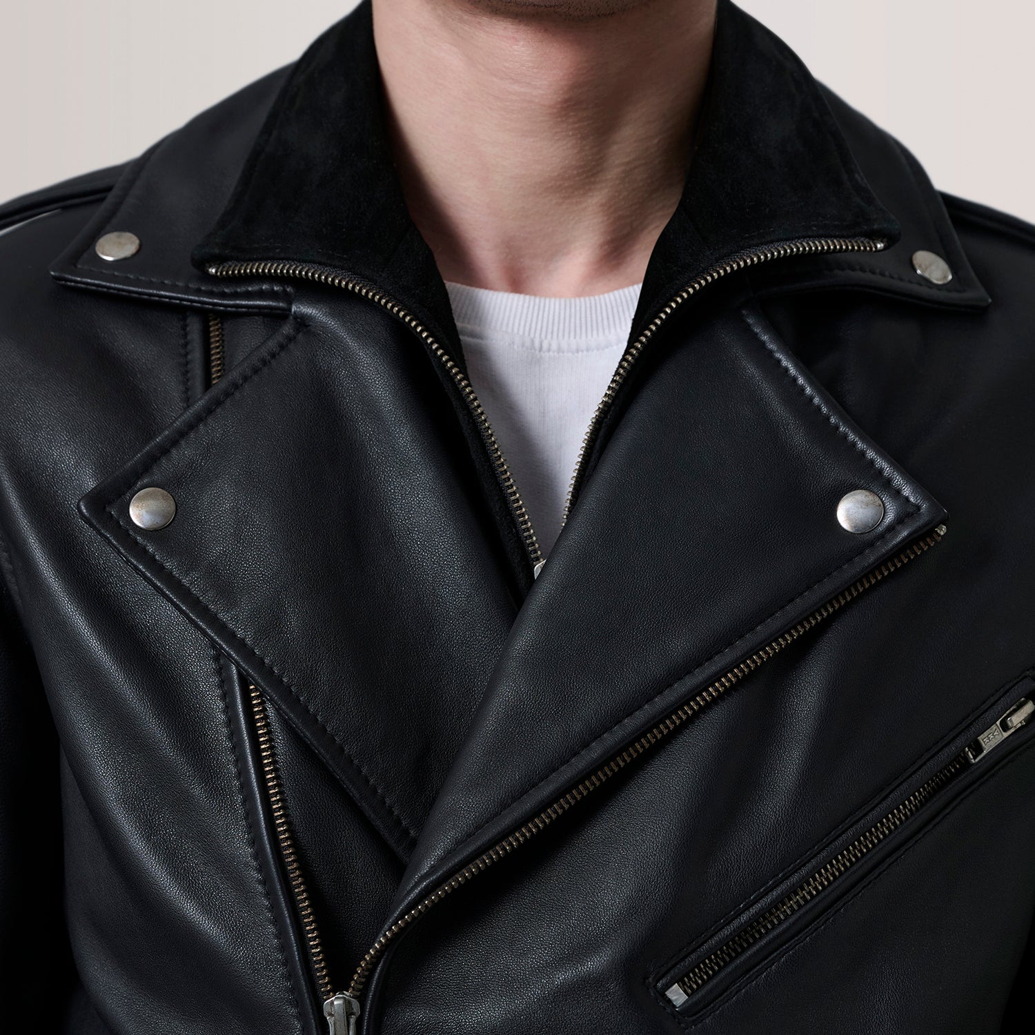 Kole Leather Double Rider Jacket