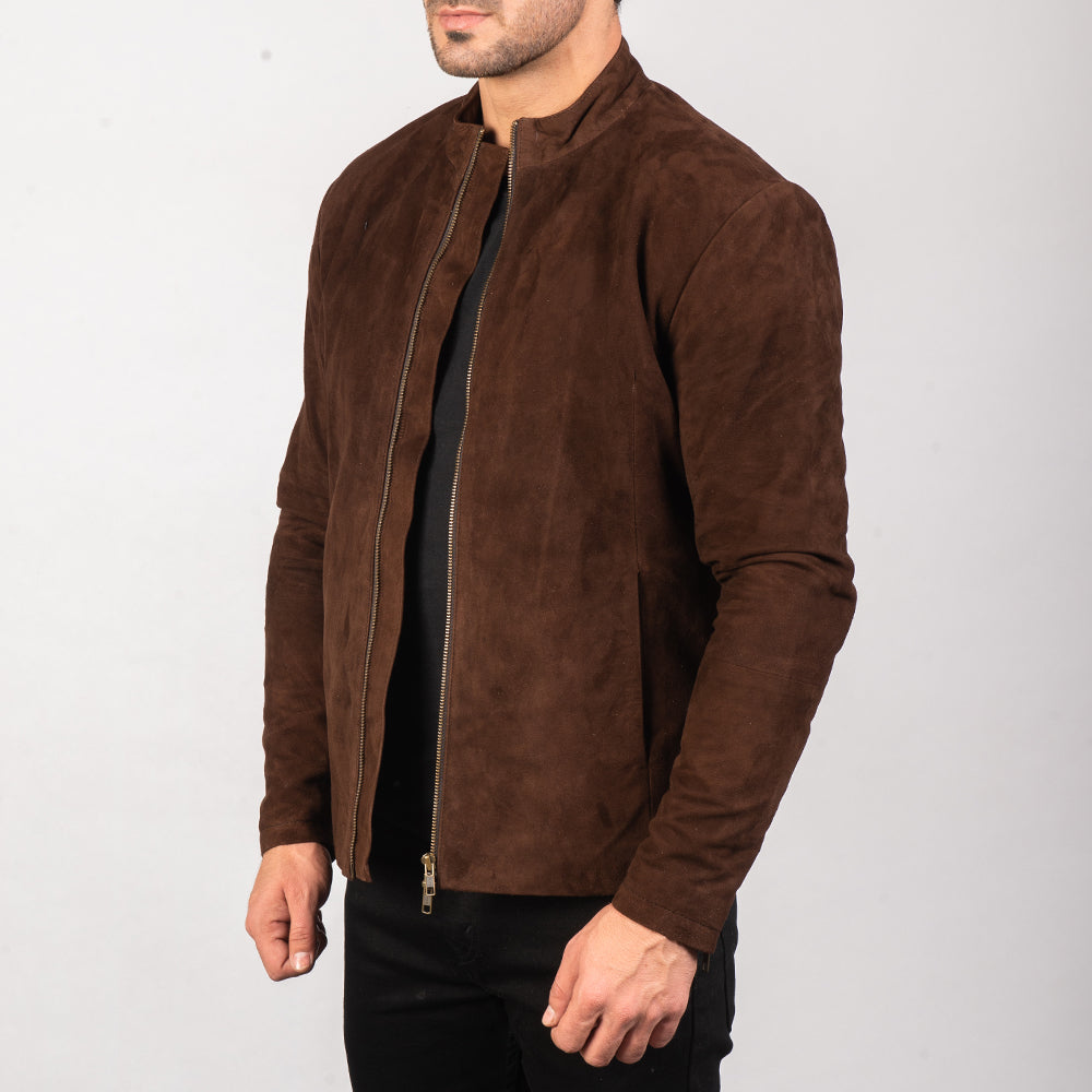 Suede Biker Jacket