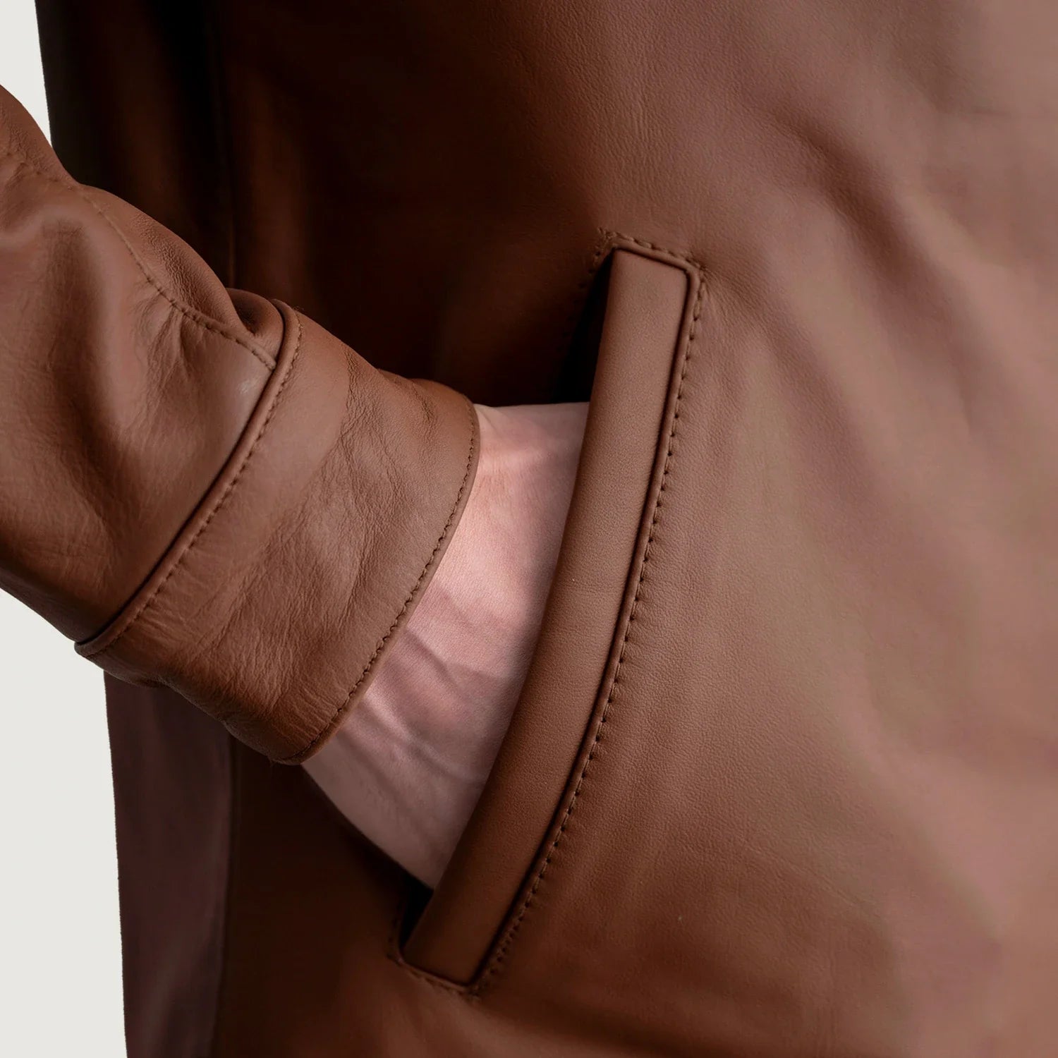 Zen Leather Biker Jacket