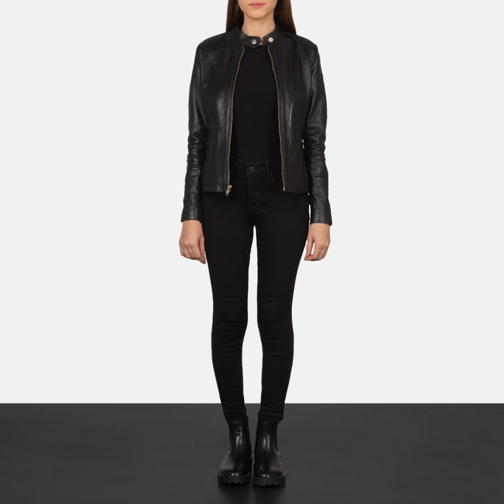 Rave Leather Biker Jacket