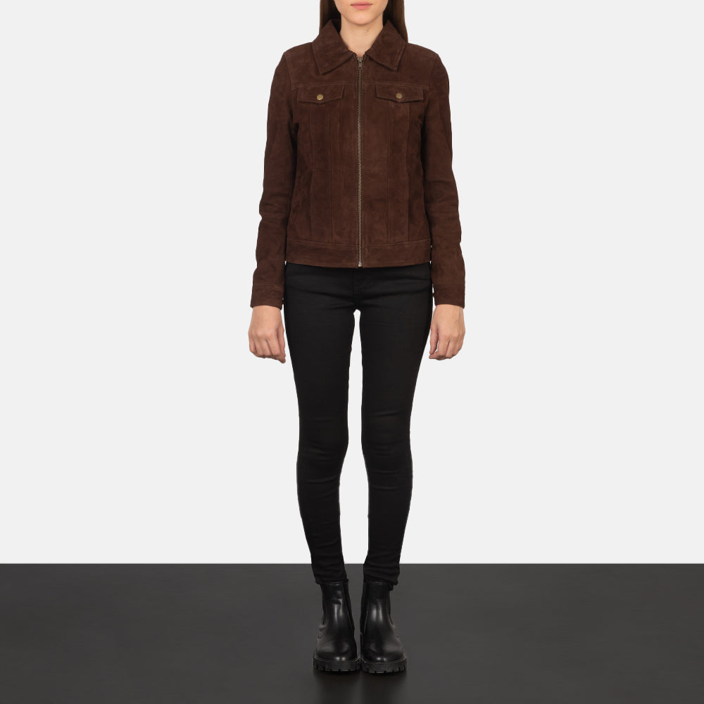 Suzy Suede Trucker Jacket
