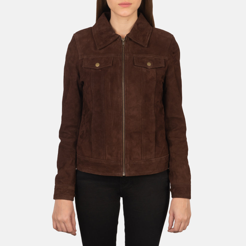 Suzy Suede Trucker Jacket
