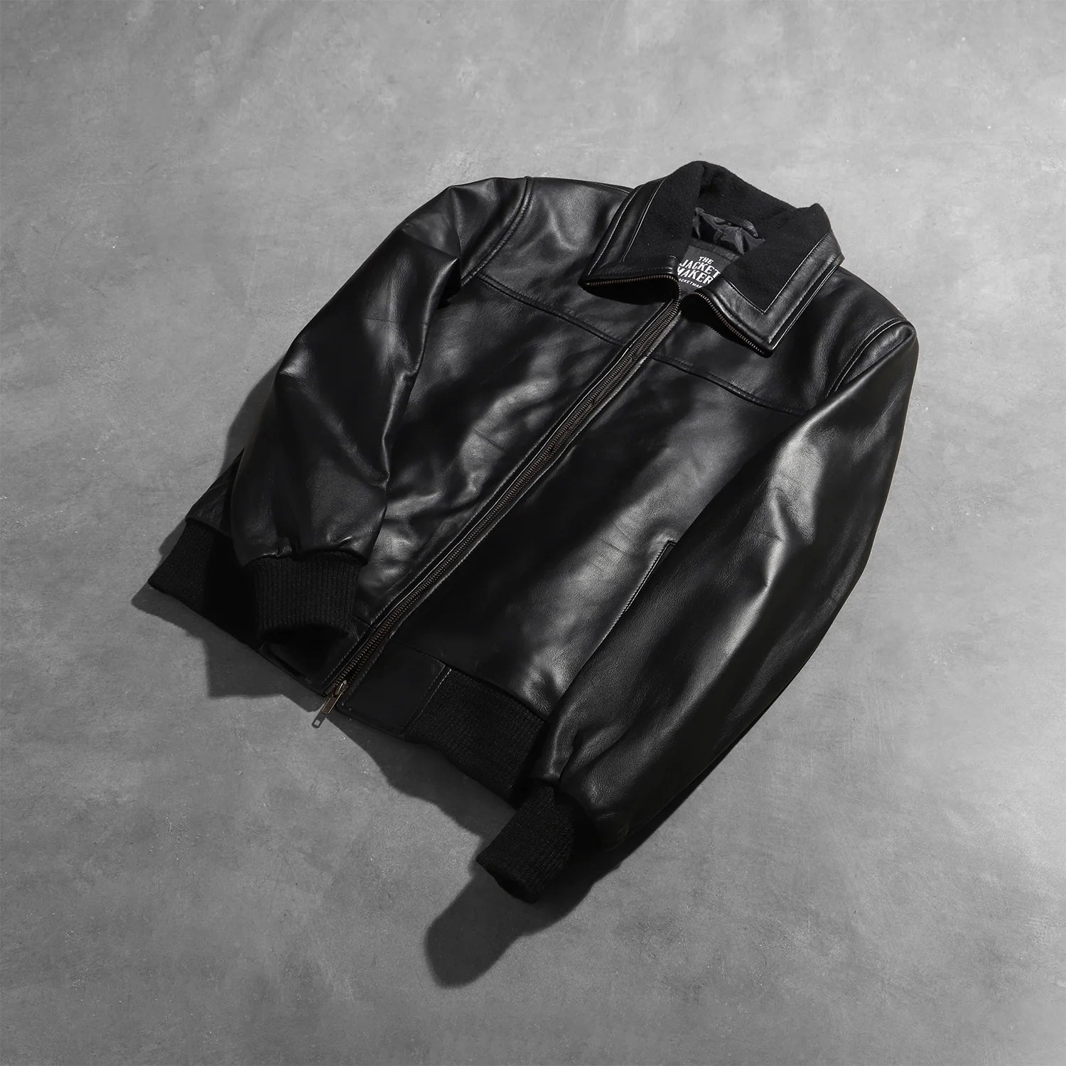 Air Rolf Leather Bomber Jacket