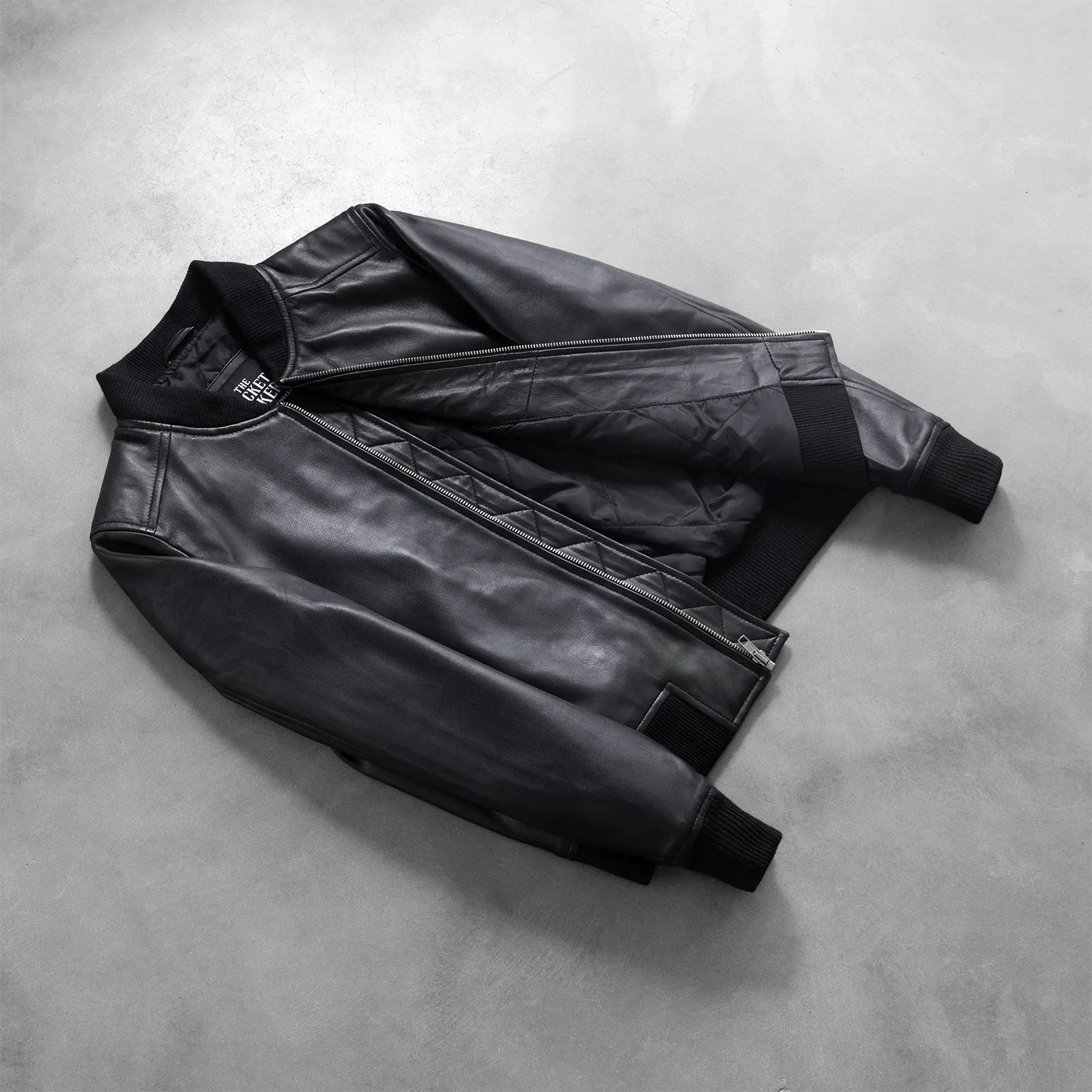 Bliss Leather Bomber Jacket