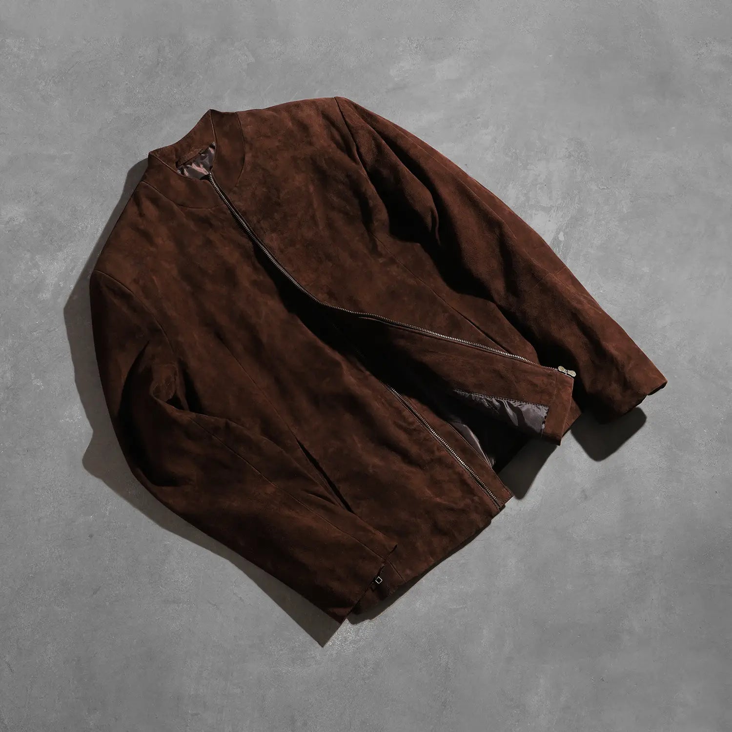 Suede Biker Jacket