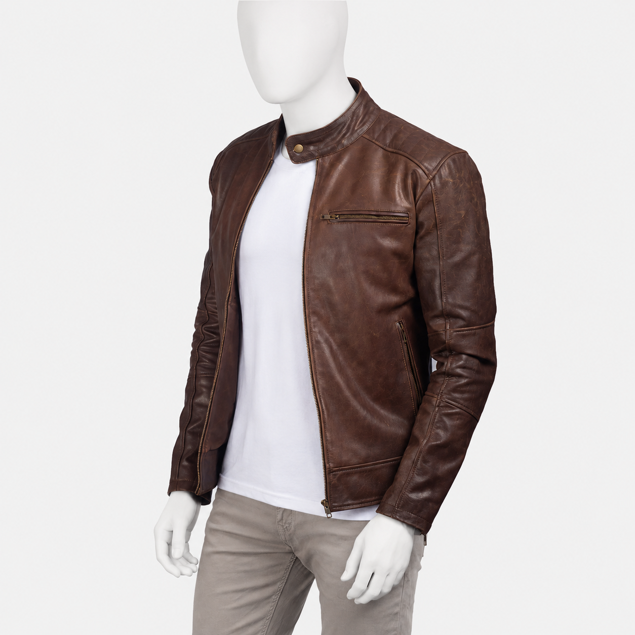 Dean Leather Biker Jacket