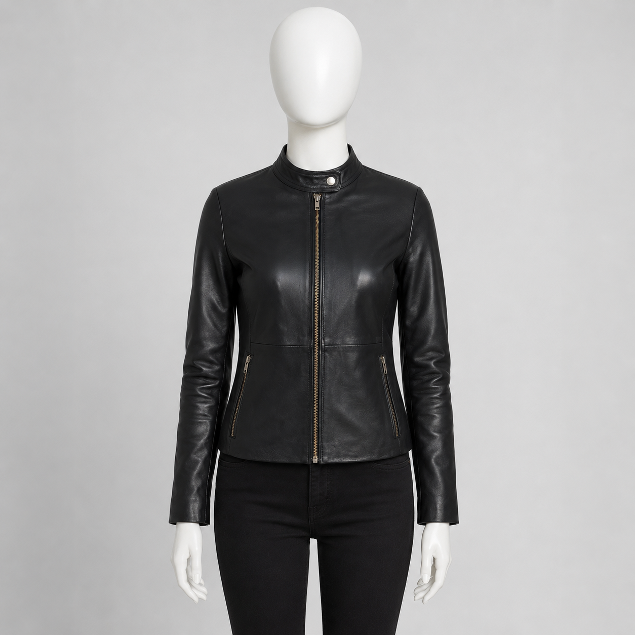 Rave Leather Biker Jacket