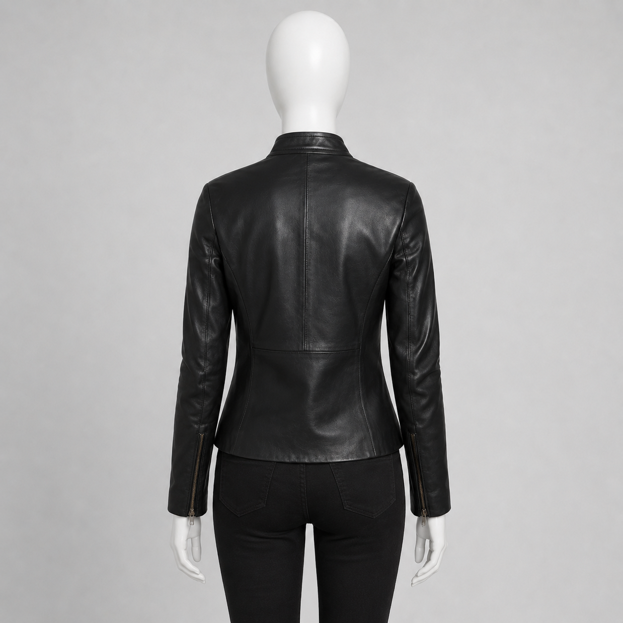 Rave Leather Biker Jacket