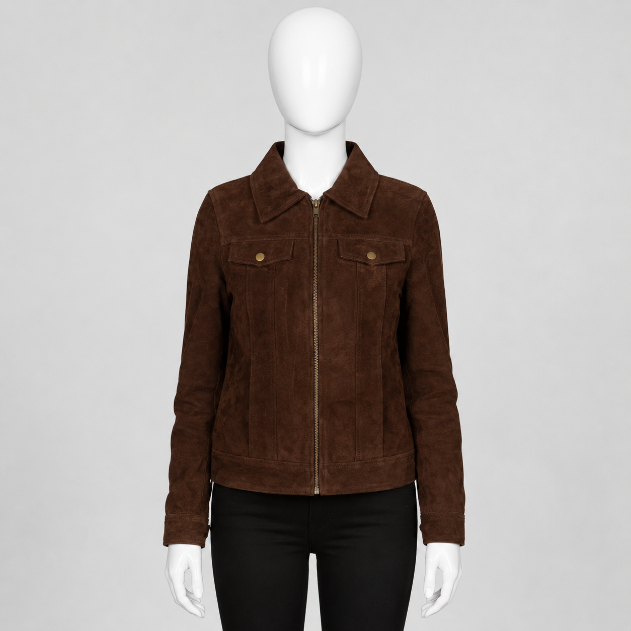 Suzy Suede Trucker Jacket