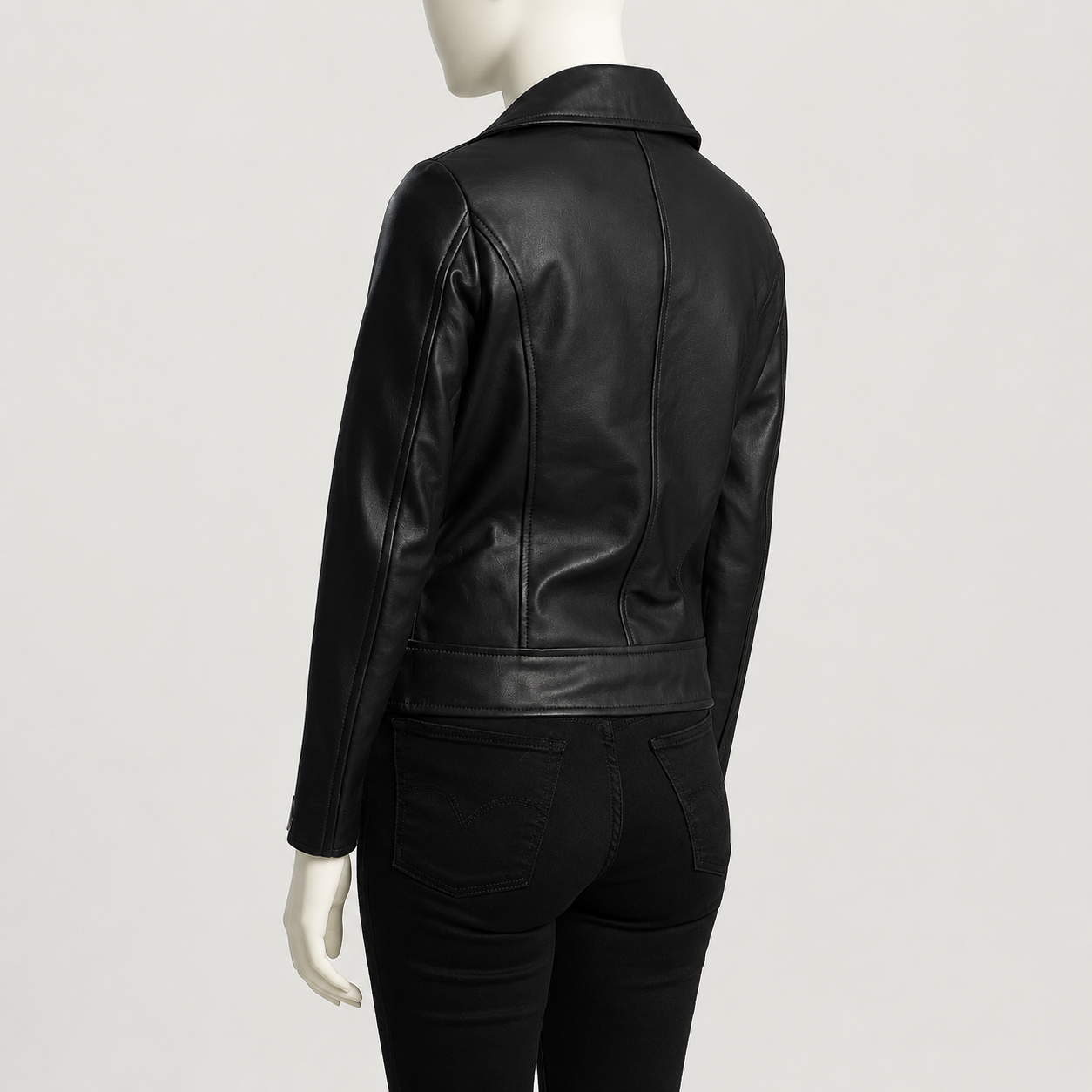 Rumy Leather Biker Jacket