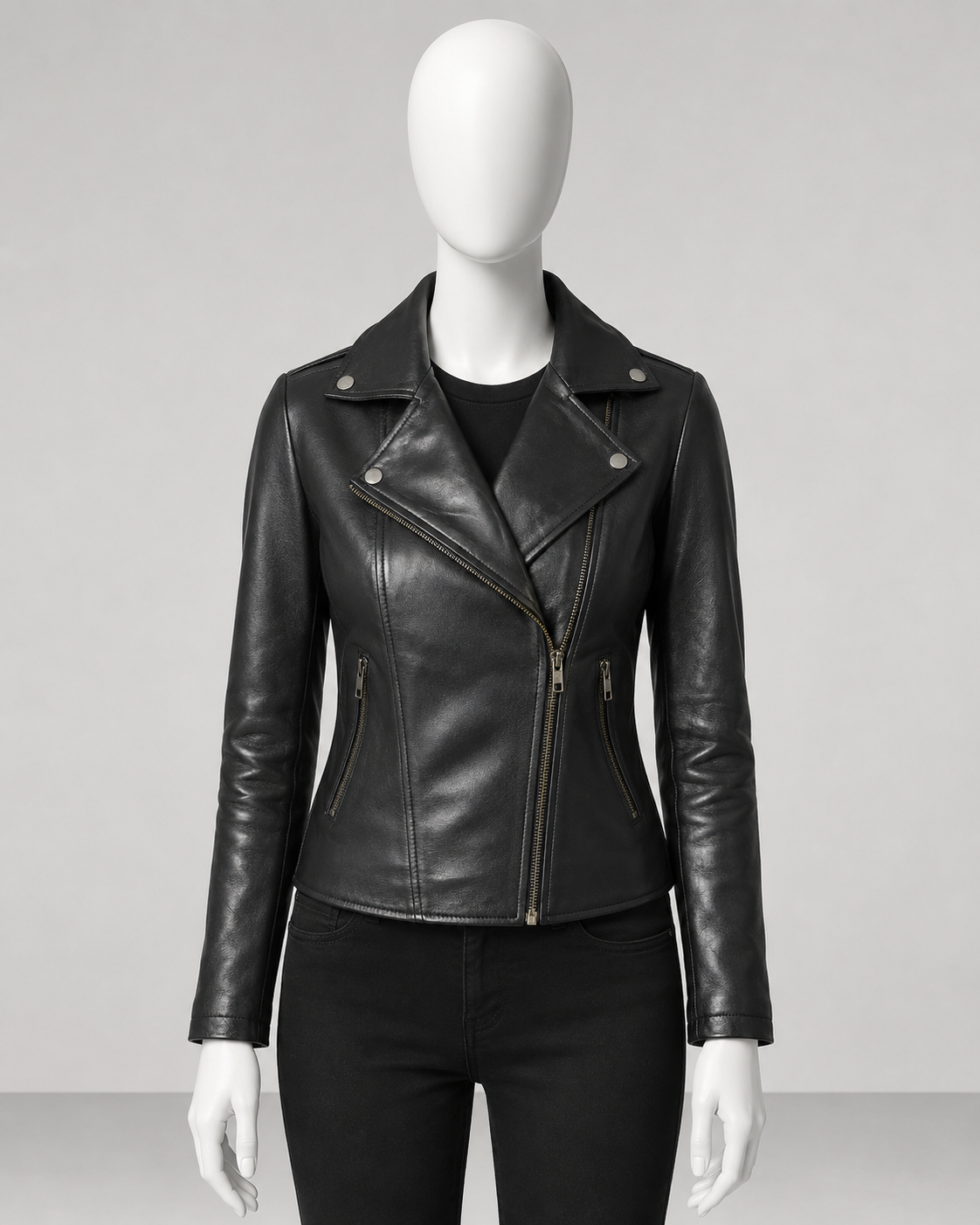 Flashback Leather Biker Jacket