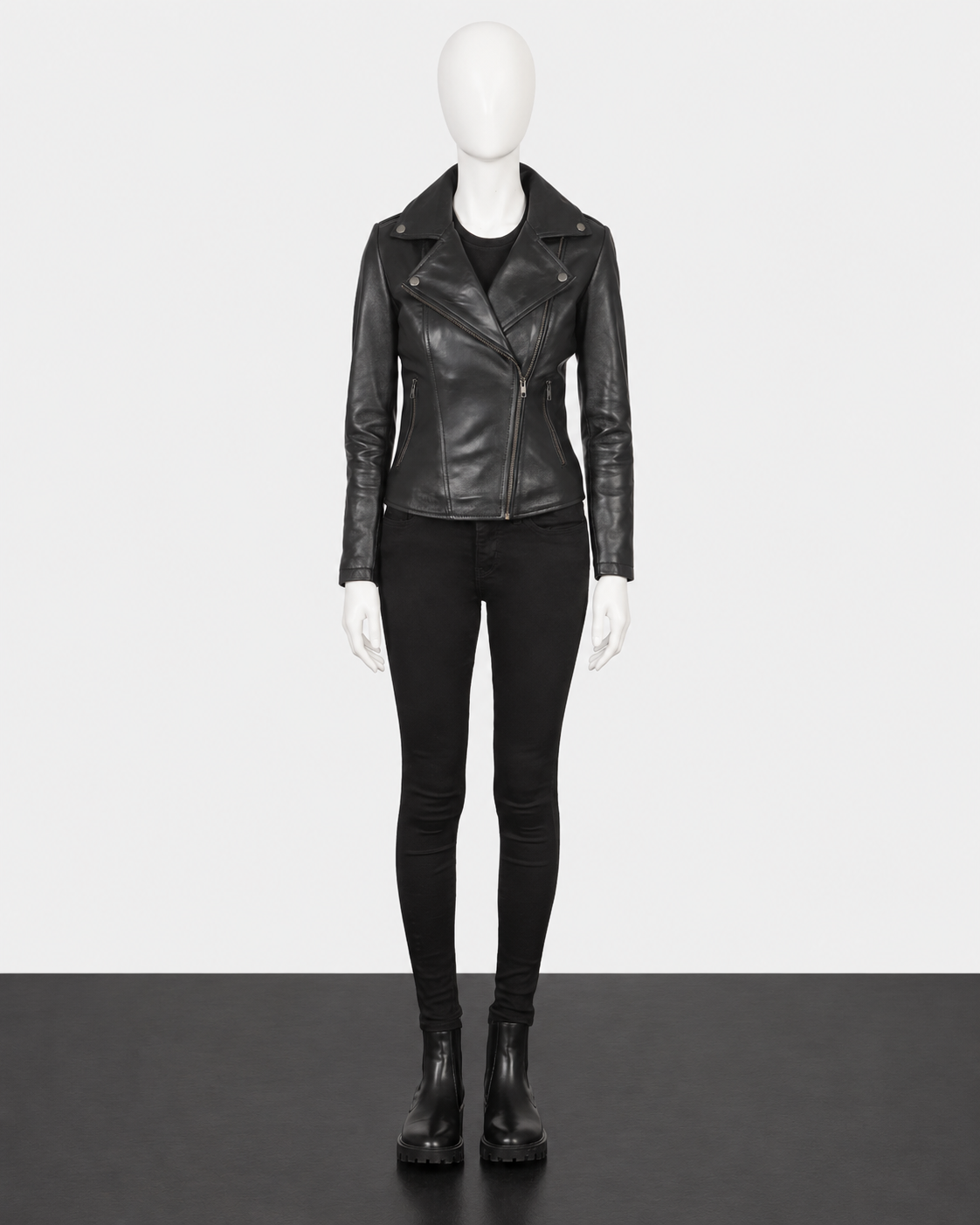 Flashback Leather Biker Jacket