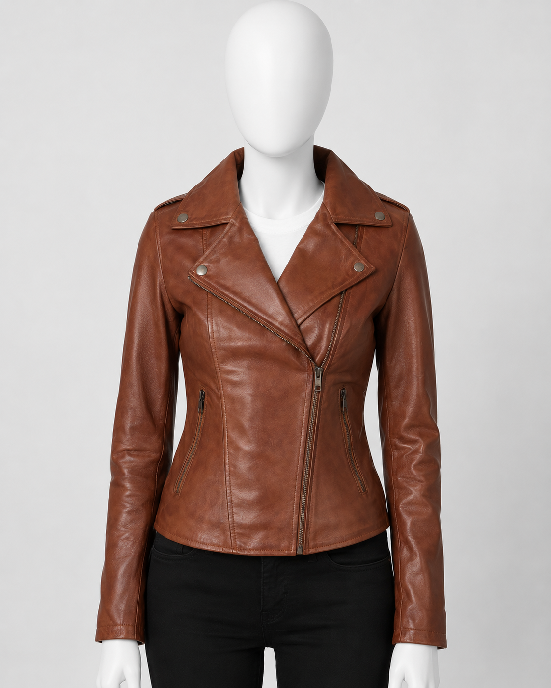 Flashback Leather Biker Jacket