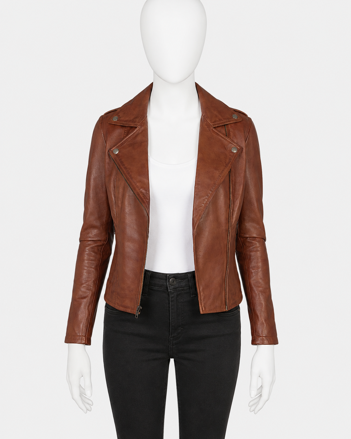 Flashback Leather Biker Jacket