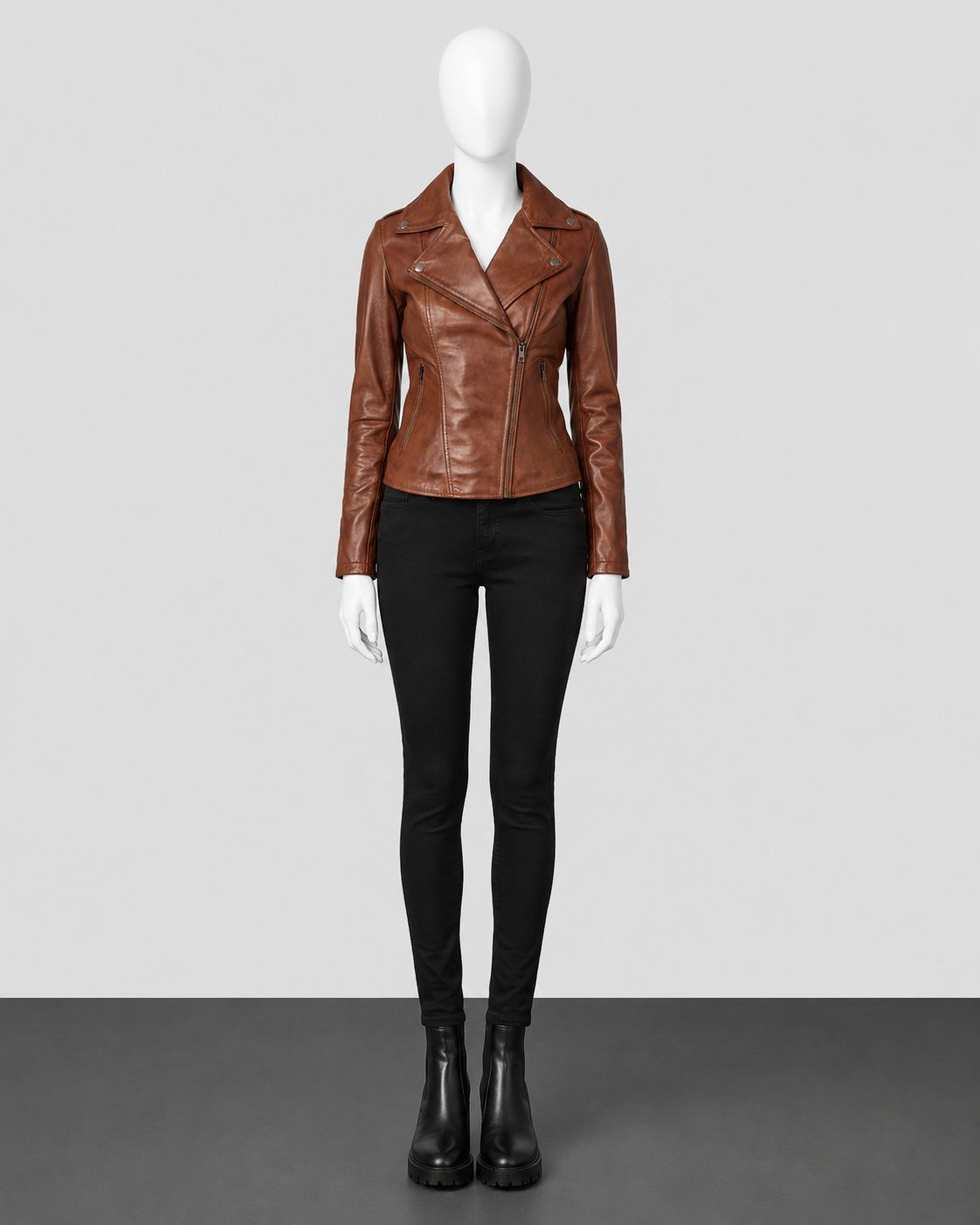 Flashback Leather Biker Jacket