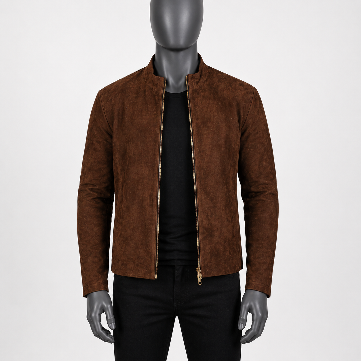 Suede Biker Jacket