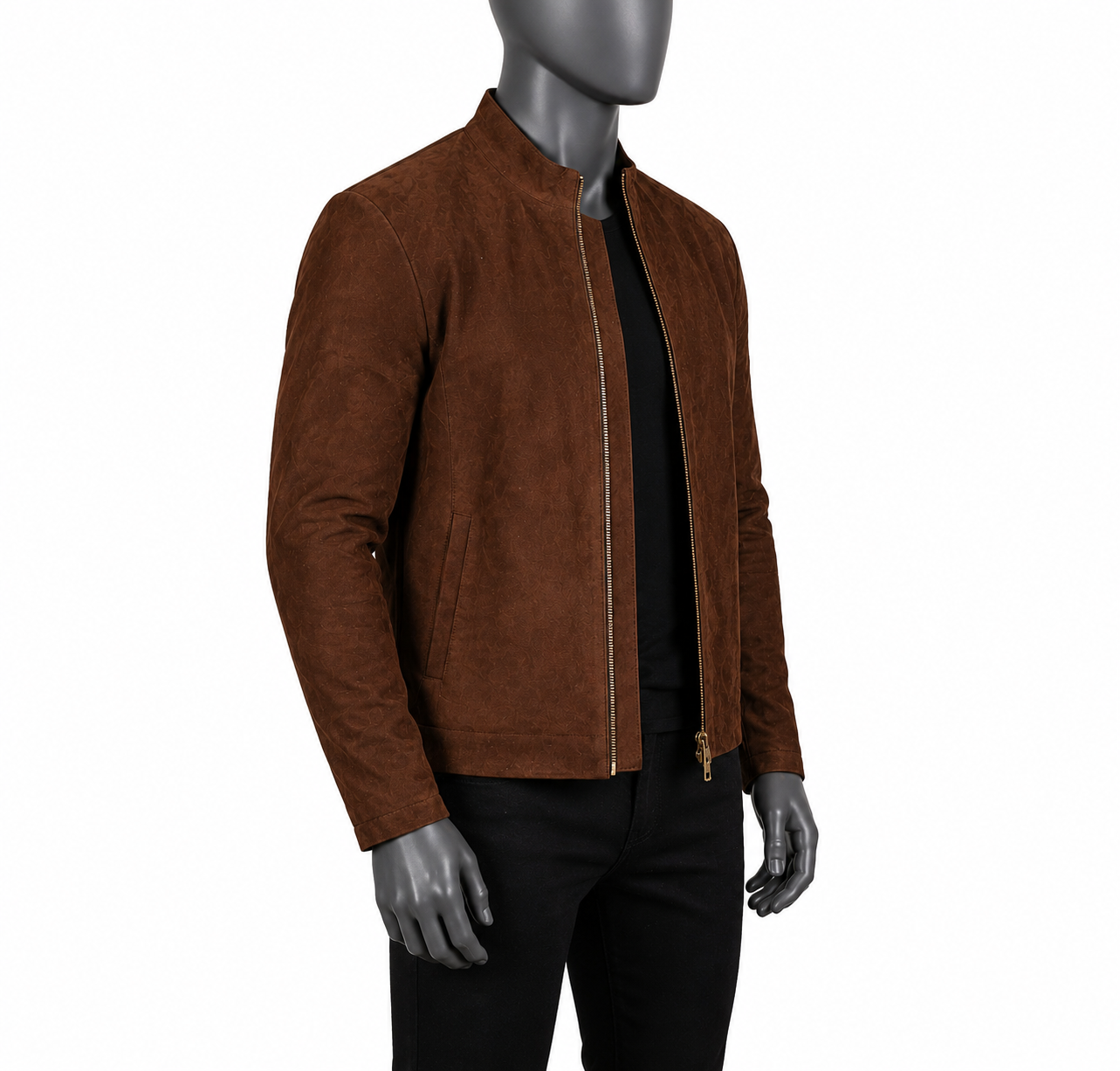 Suede Biker Jacket