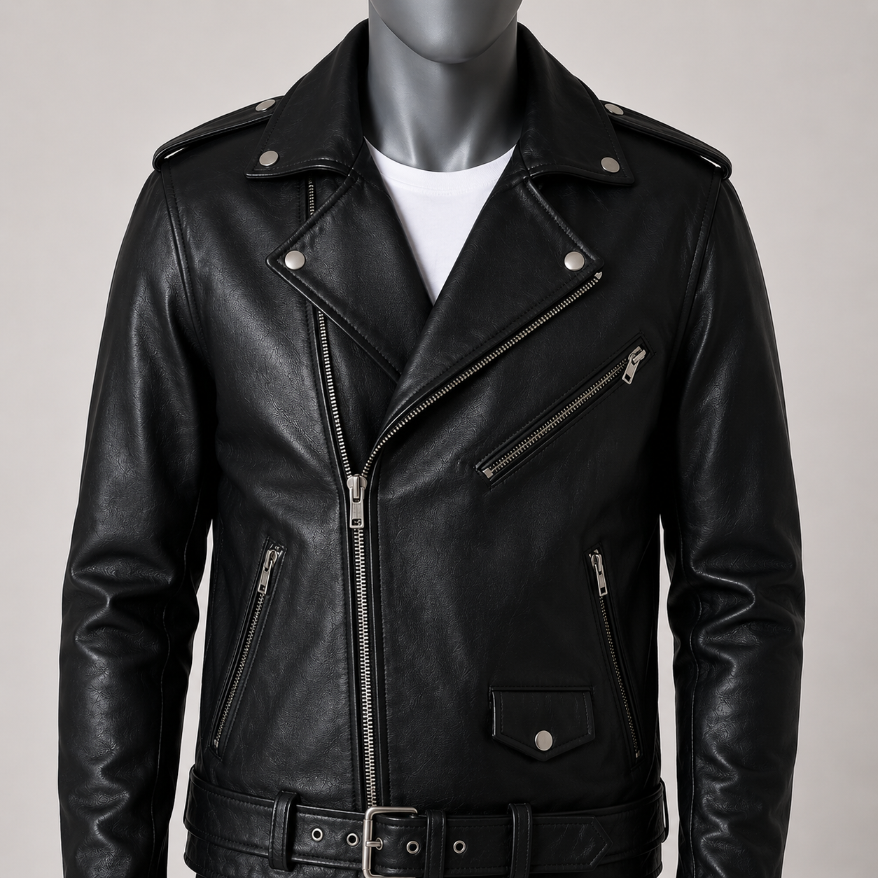 Kole Leather Double Rider Jacket