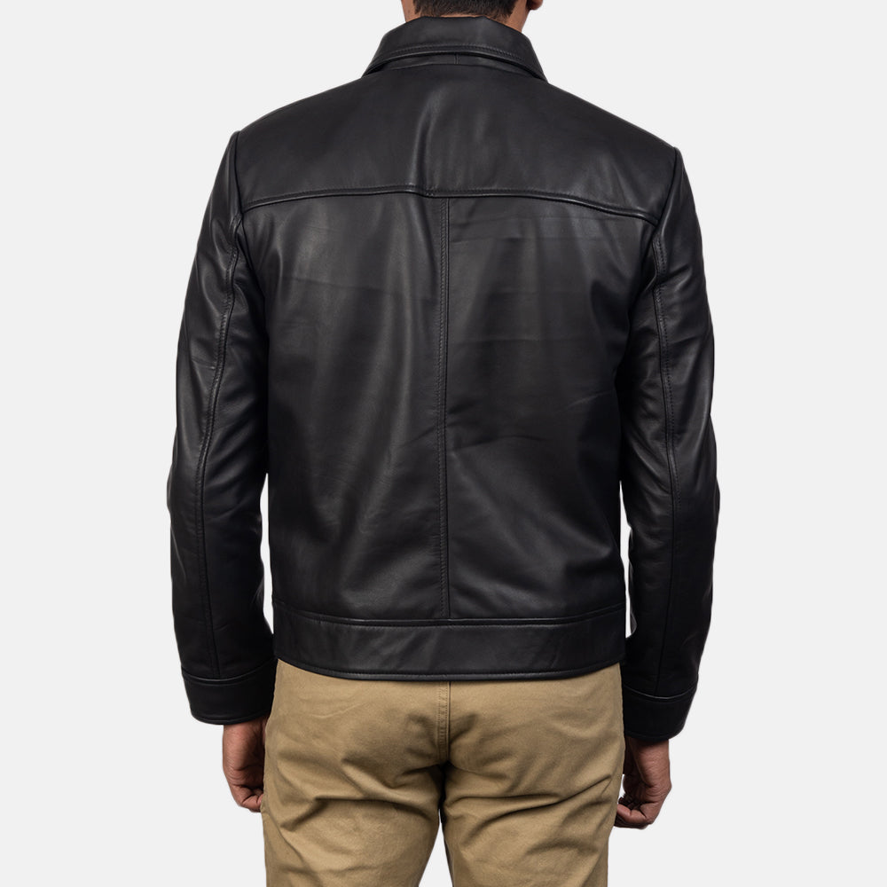 Inferno Leather Jacket - Black