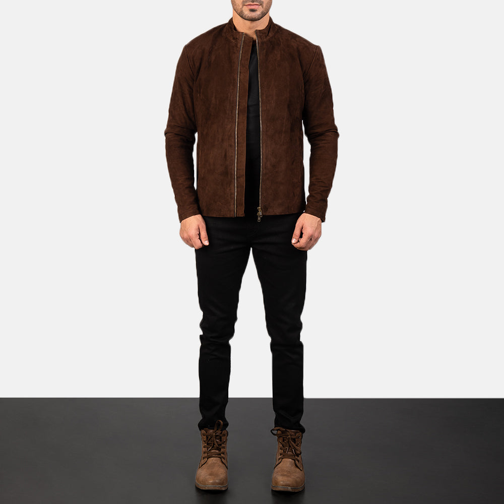 Suede Biker Jacket