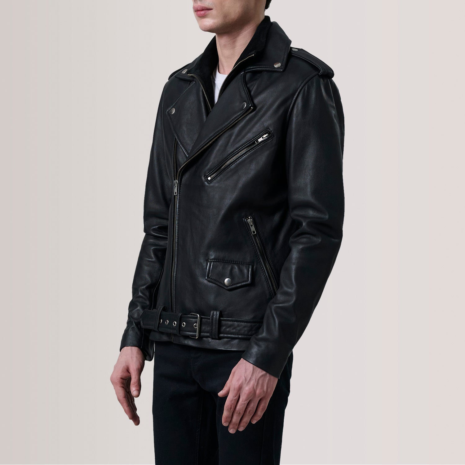 Kole Leather Double Rider Jacket
