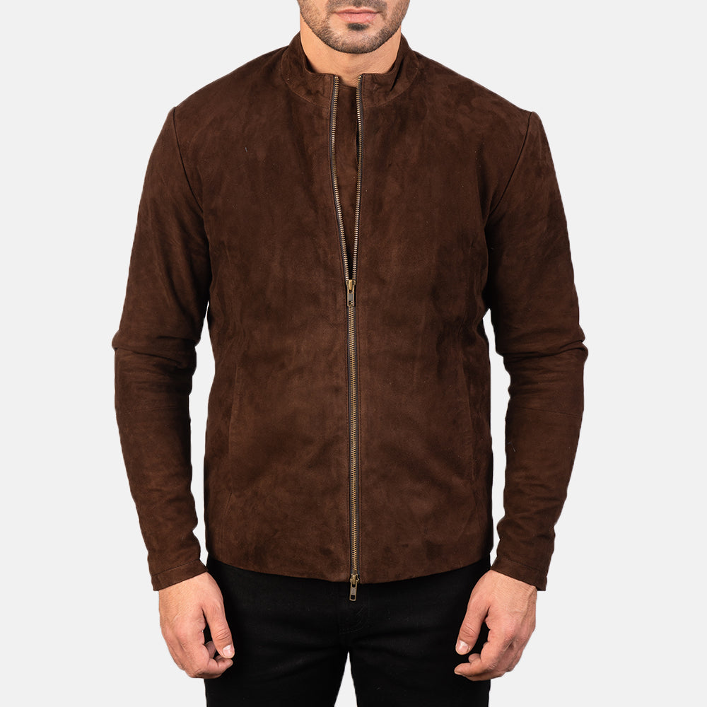 Suede Biker Jacket