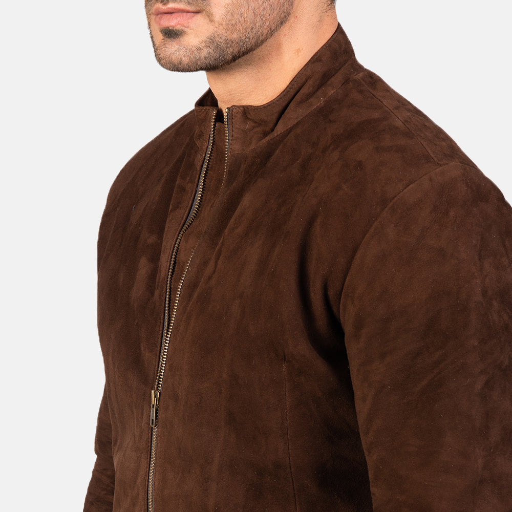Suede Biker Jacket