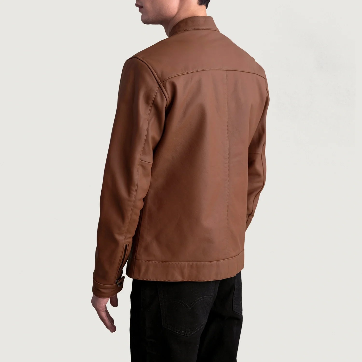 Zen Leather Biker Jacket