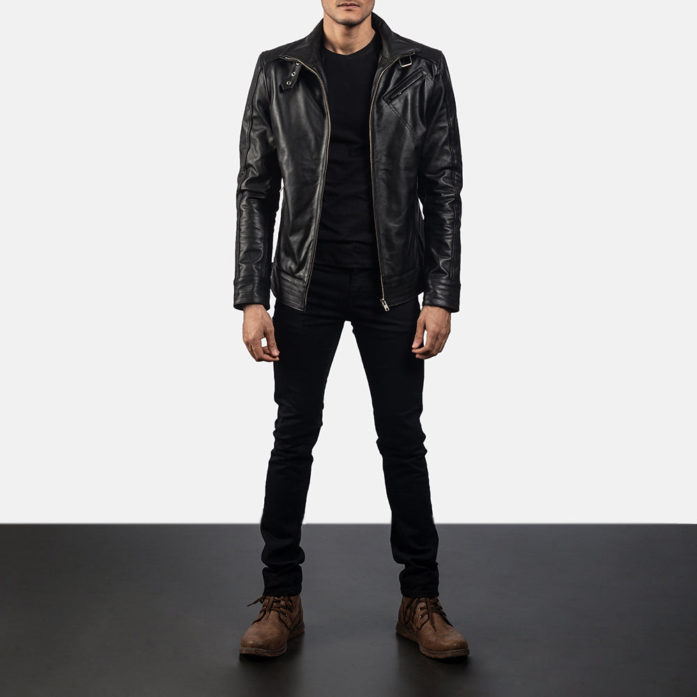 Legacy Leather Biker Jacket