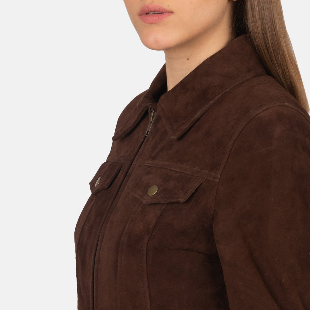 Suzy Suede Trucker Jacket