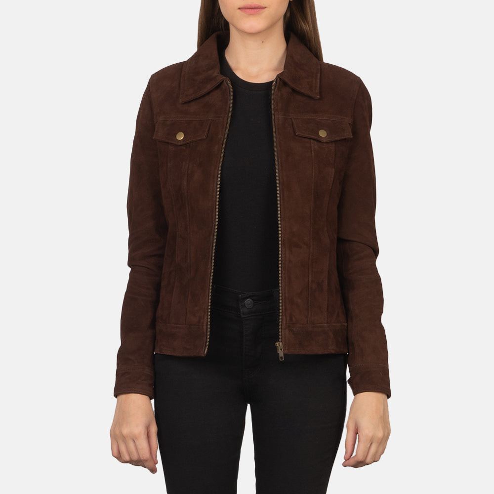Suzy Suede Trucker Jacket